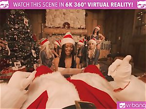 VRBangers Christams fuck-a-thon With Eight gorgeous Elves
